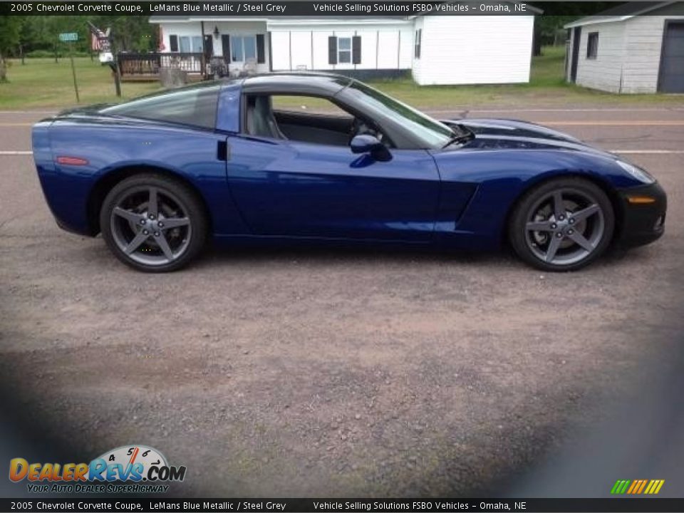 2005 Chevrolet Corvette Coupe LeMans Blue Metallic / Steel Grey Photo #5