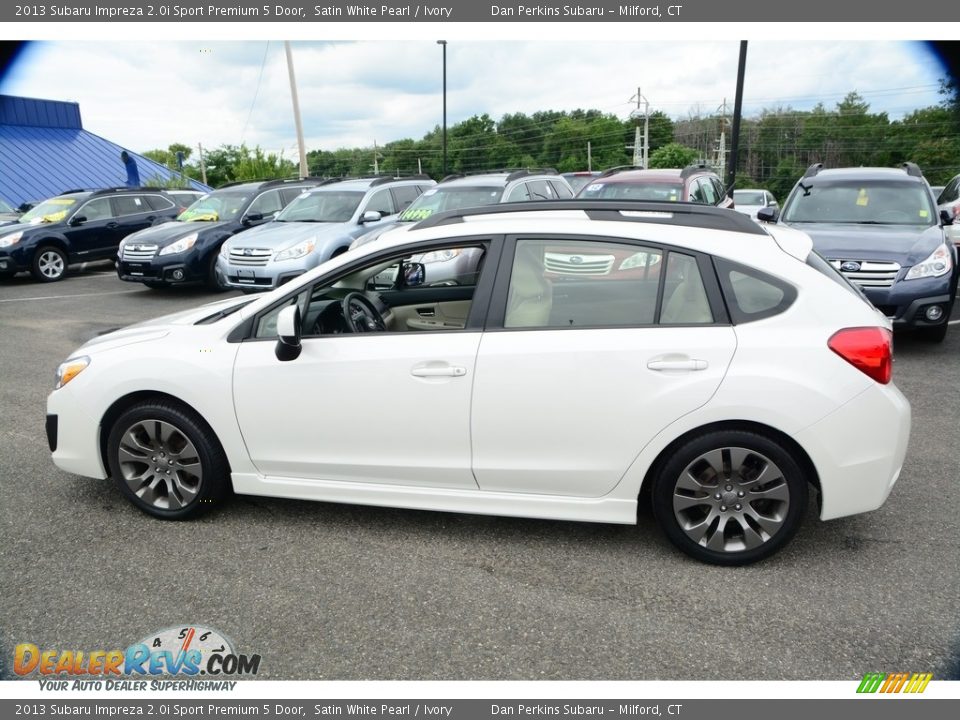 2013 Subaru Impreza 2.0i Sport Premium 5 Door Satin White Pearl / Ivory Photo #11
