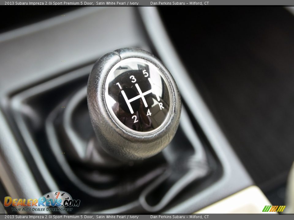 2013 Subaru Impreza 2.0i Sport Premium 5 Door Satin White Pearl / Ivory Photo #13
