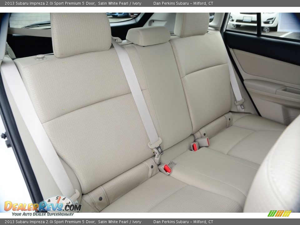 2013 Subaru Impreza 2.0i Sport Premium 5 Door Satin White Pearl / Ivory Photo #17