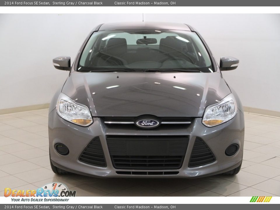 2014 Ford Focus SE Sedan Sterling Gray / Charcoal Black Photo #2