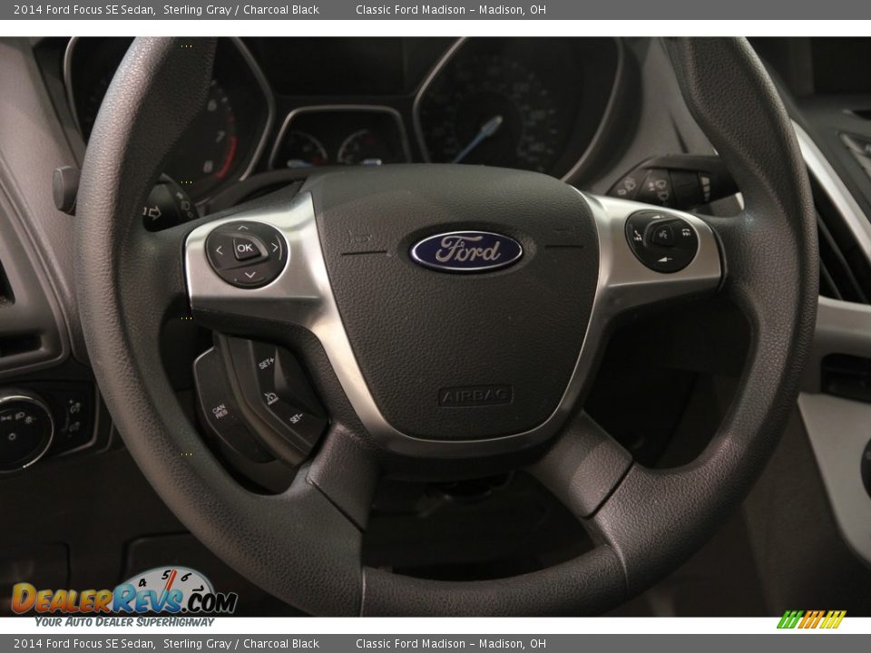 2014 Ford Focus SE Sedan Sterling Gray / Charcoal Black Photo #7