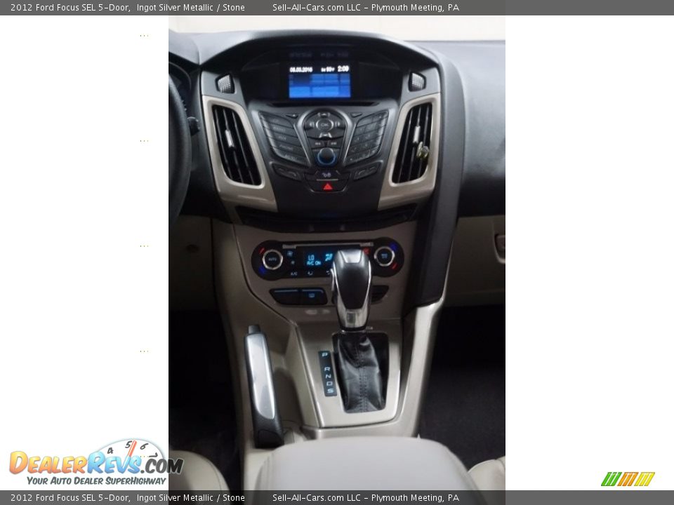 2012 Ford Focus SEL 5-Door Ingot Silver Metallic / Stone Photo #27