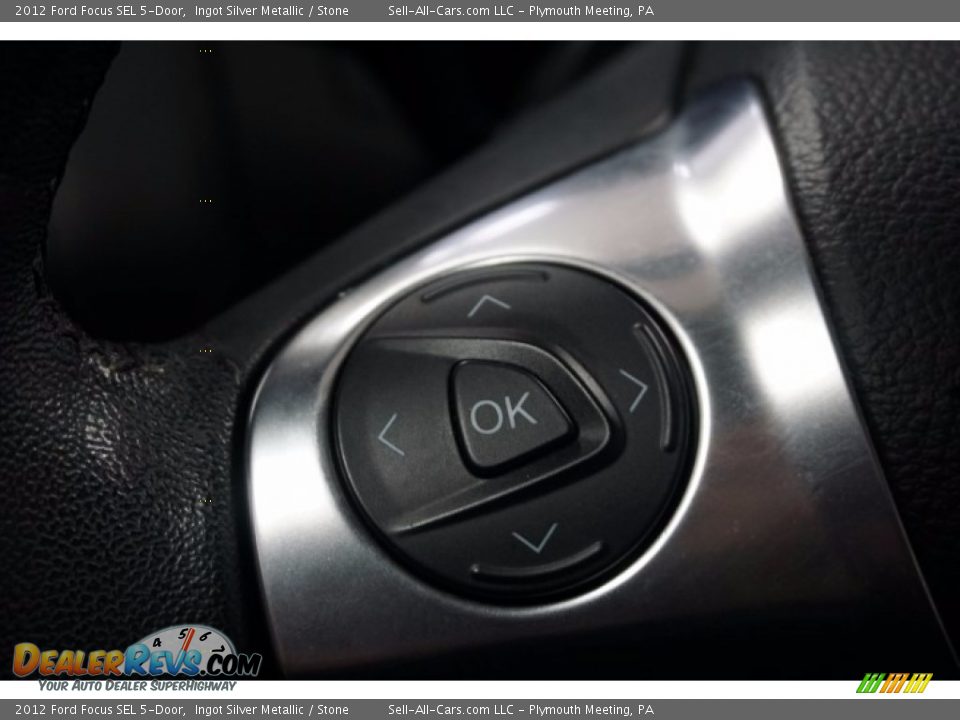 2012 Ford Focus SEL 5-Door Ingot Silver Metallic / Stone Photo #29