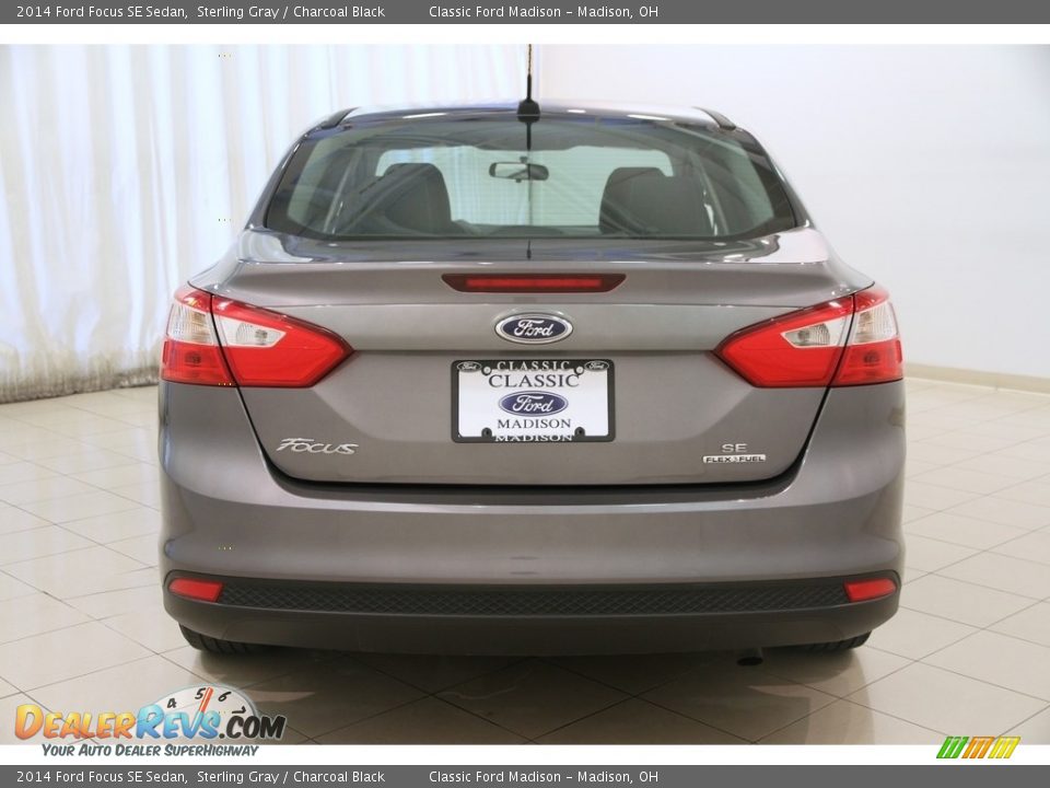 2014 Ford Focus SE Sedan Sterling Gray / Charcoal Black Photo #18