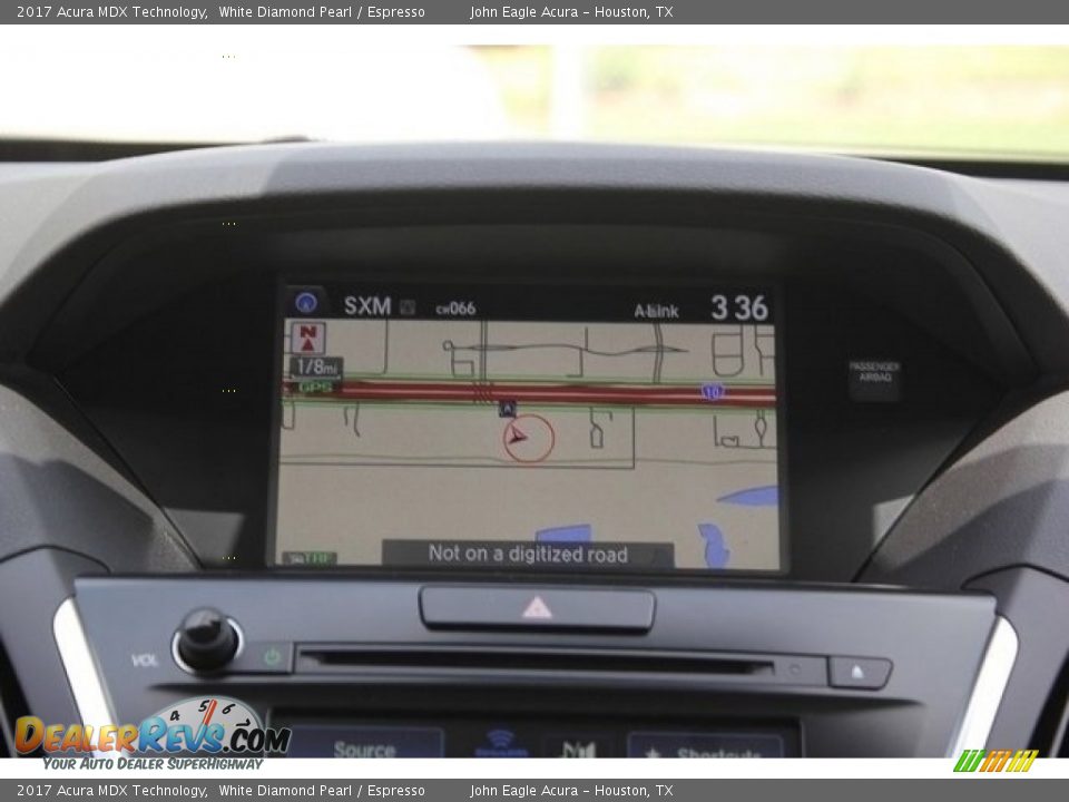 2017 Acura MDX Technology White Diamond Pearl / Espresso Photo #36