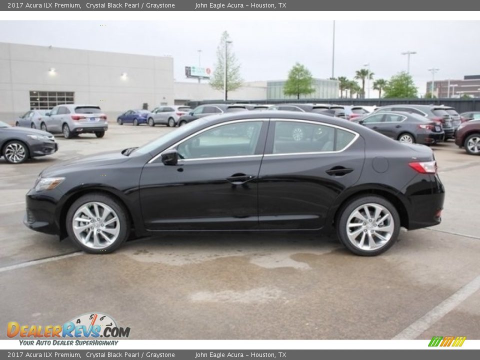 2017 Acura ILX Premium Crystal Black Pearl / Graystone Photo #4