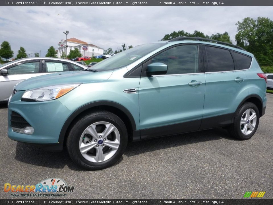 2013 Ford Escape SE 1.6L EcoBoost 4WD Frosted Glass Metallic / Medium Light Stone Photo #5