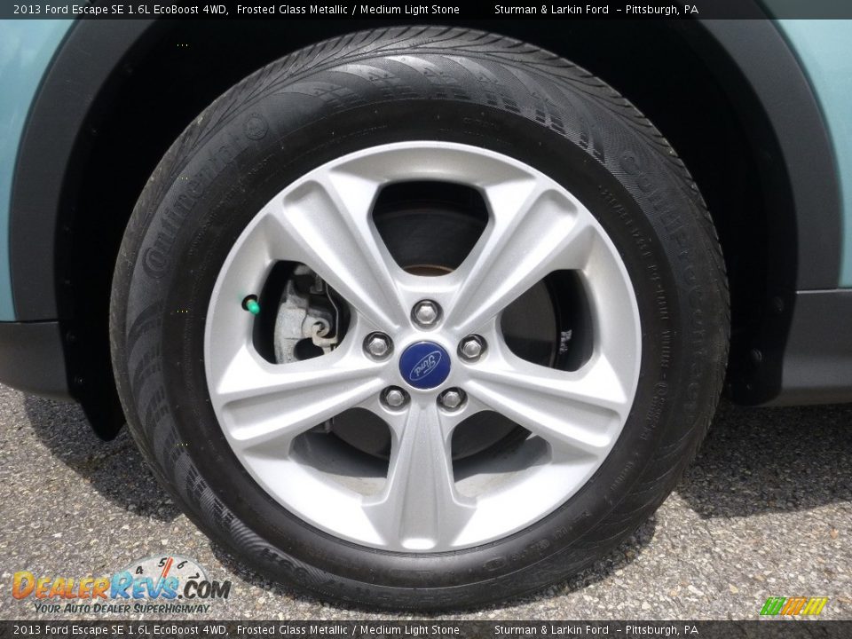 2013 Ford Escape SE 1.6L EcoBoost 4WD Frosted Glass Metallic / Medium Light Stone Photo #6