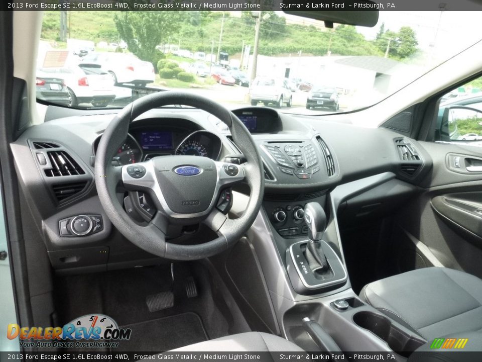 2013 Ford Escape SE 1.6L EcoBoost 4WD Frosted Glass Metallic / Medium Light Stone Photo #9