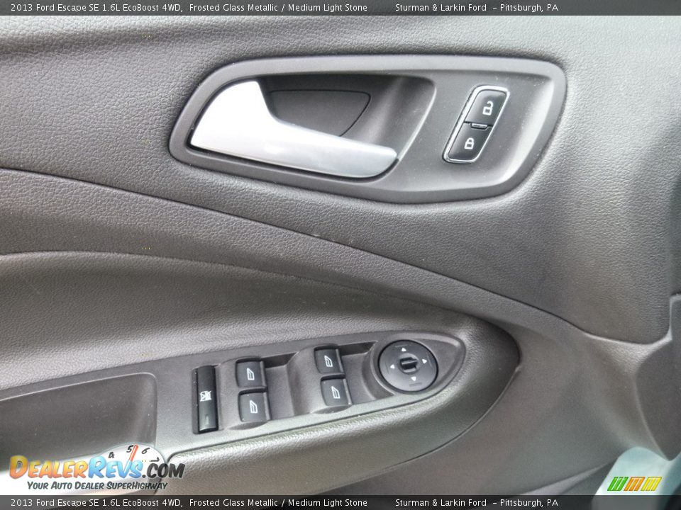 2013 Ford Escape SE 1.6L EcoBoost 4WD Frosted Glass Metallic / Medium Light Stone Photo #10