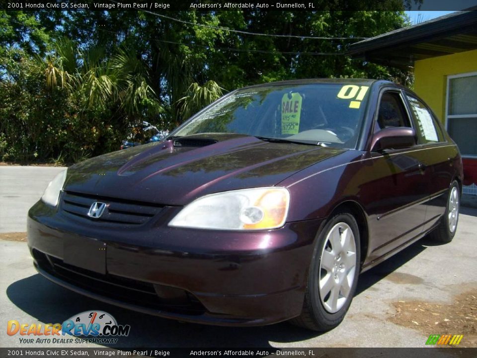 2001 Honda civic vintage plum pearl #5