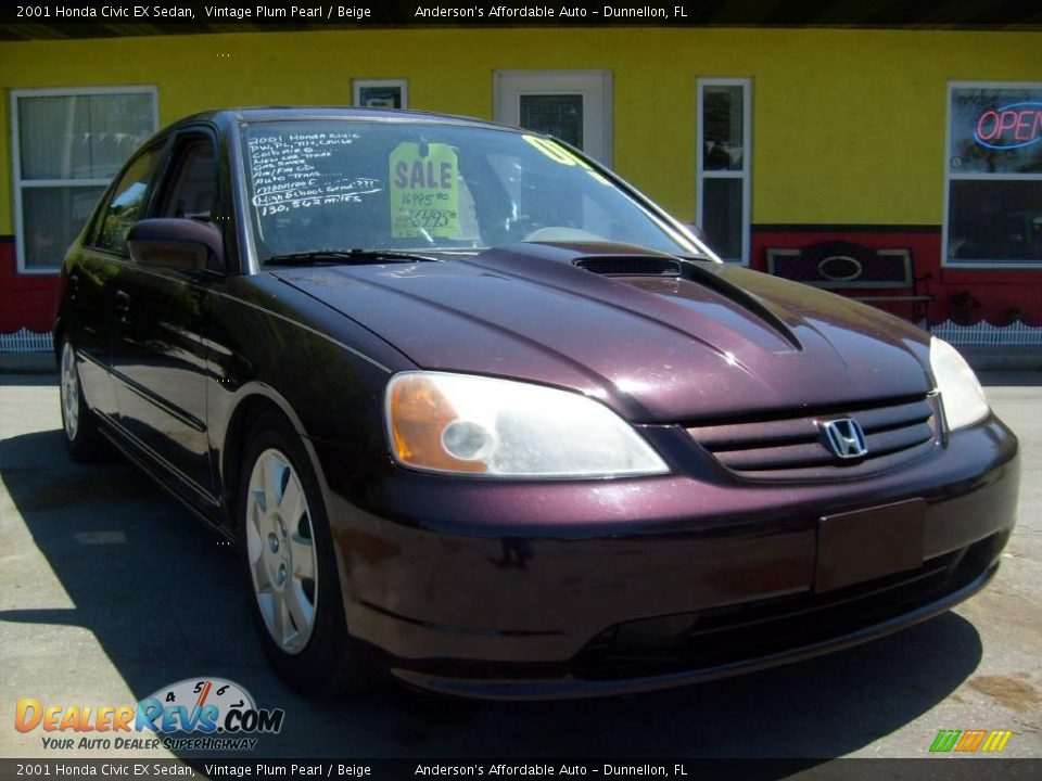 2001 Honda civic vintage plum pearl #2