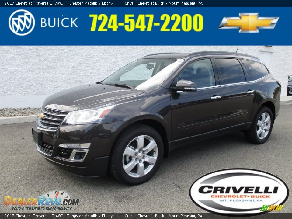 2017 Chevrolet Traverse LT AWD Tungsten Metallic / Ebony Photo #1
