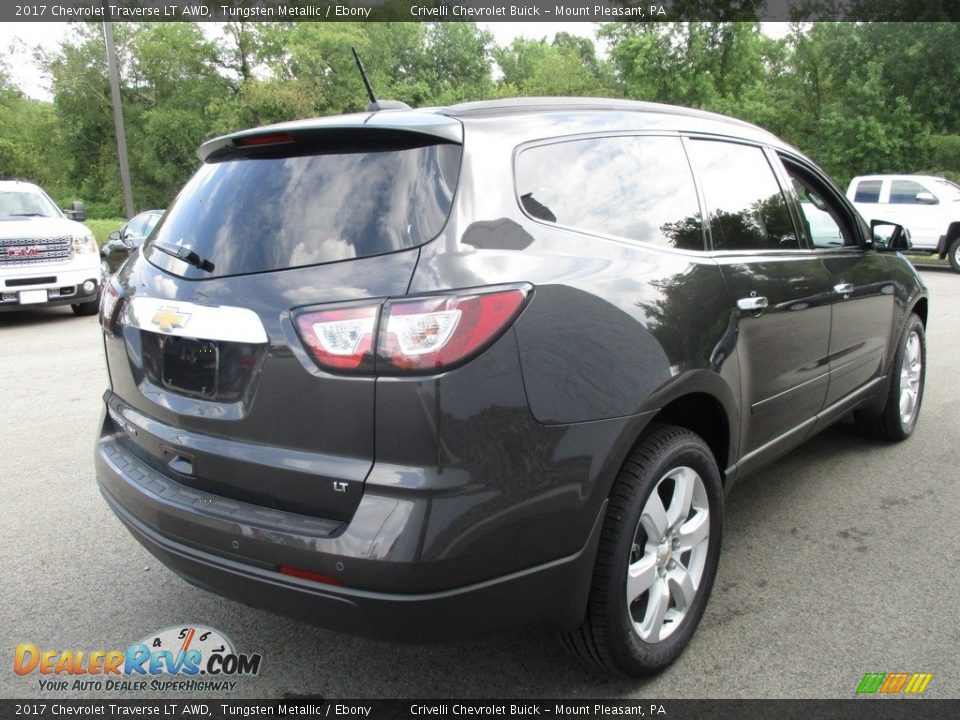 2017 Chevrolet Traverse LT AWD Tungsten Metallic / Ebony Photo #6