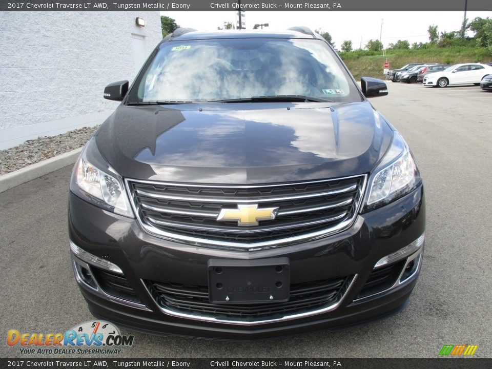 2017 Chevrolet Traverse LT AWD Tungsten Metallic / Ebony Photo #8