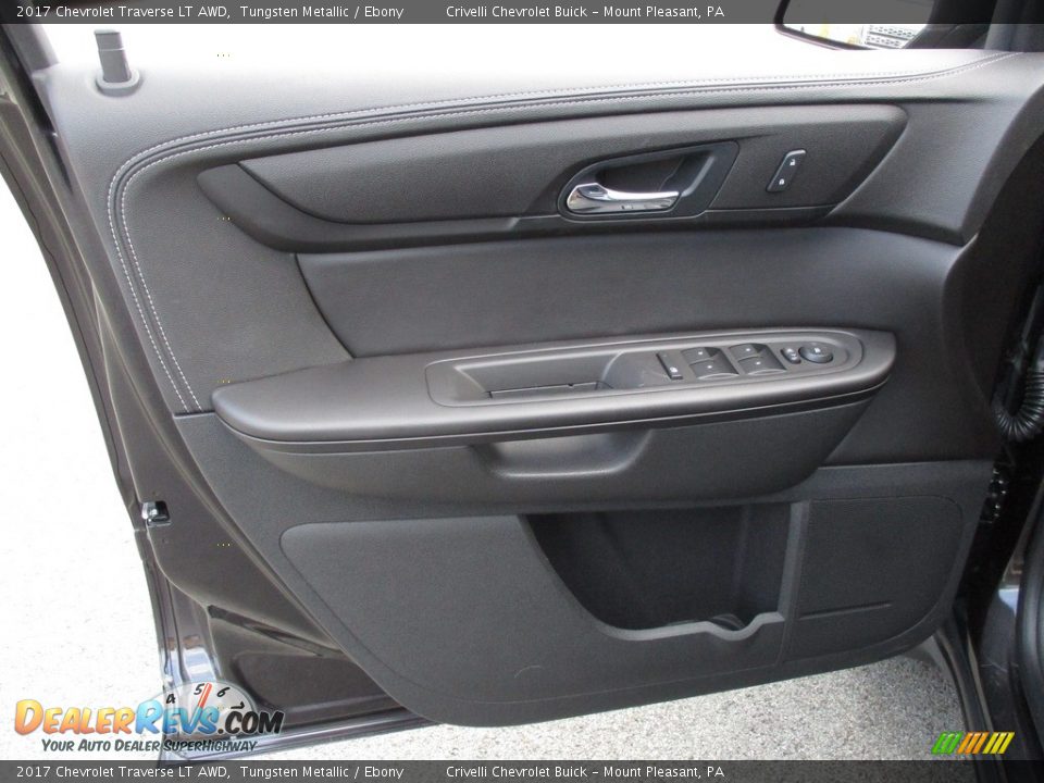 2017 Chevrolet Traverse LT AWD Tungsten Metallic / Ebony Photo #10