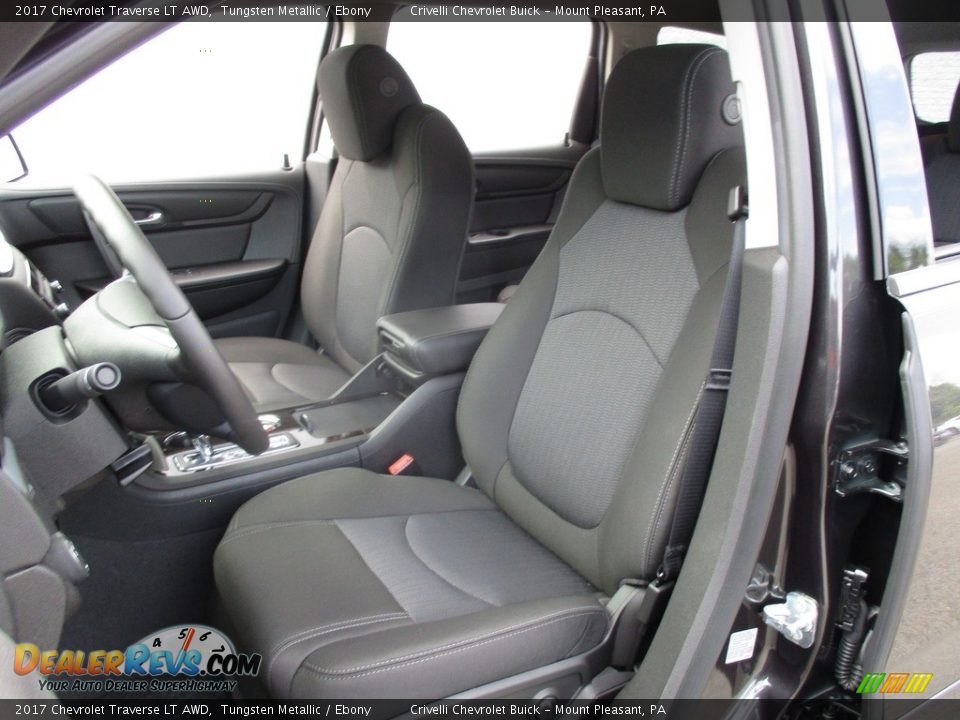 2017 Chevrolet Traverse LT AWD Tungsten Metallic / Ebony Photo #11