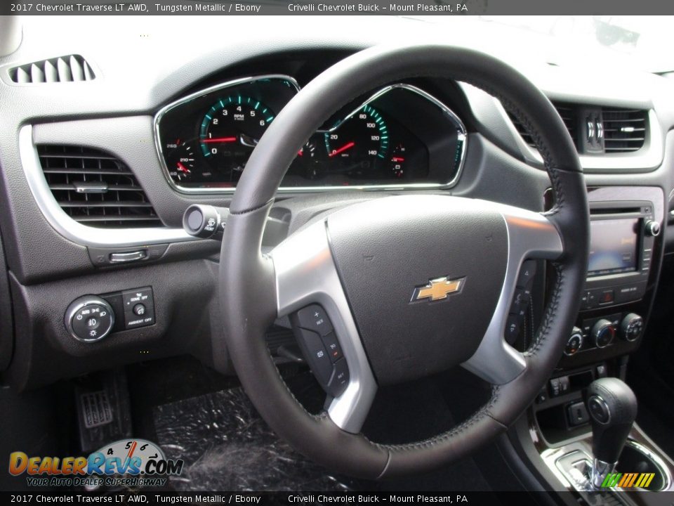 2017 Chevrolet Traverse LT AWD Tungsten Metallic / Ebony Photo #13