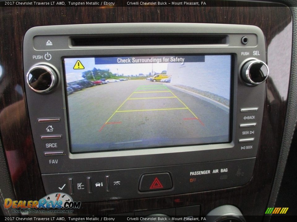 2017 Chevrolet Traverse LT AWD Tungsten Metallic / Ebony Photo #16