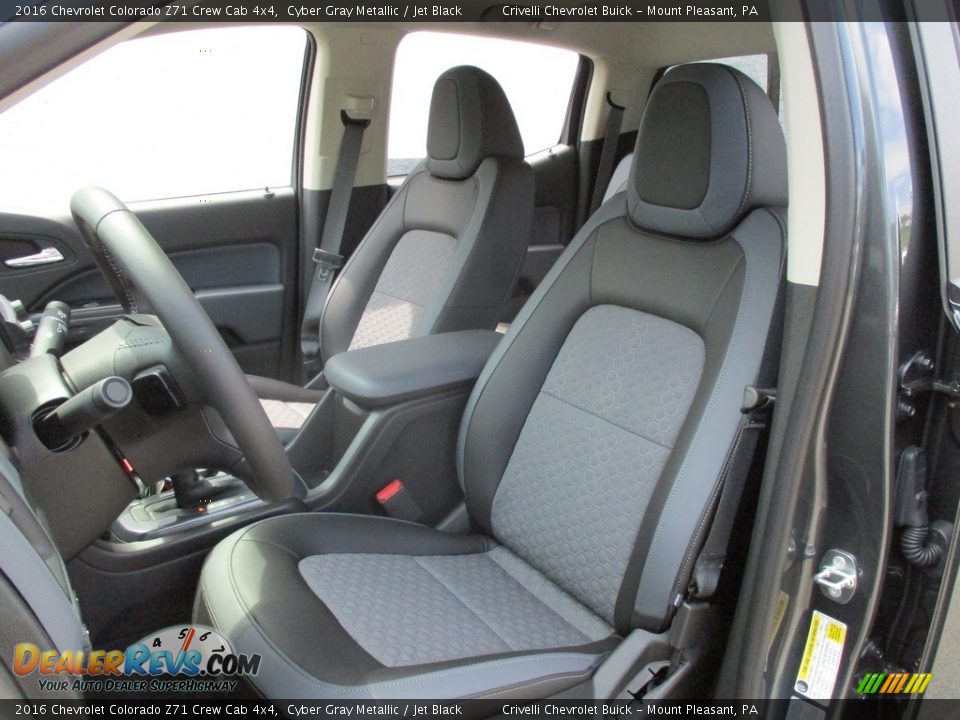2016 Chevrolet Colorado Z71 Crew Cab 4x4 Cyber Gray Metallic / Jet Black Photo #11