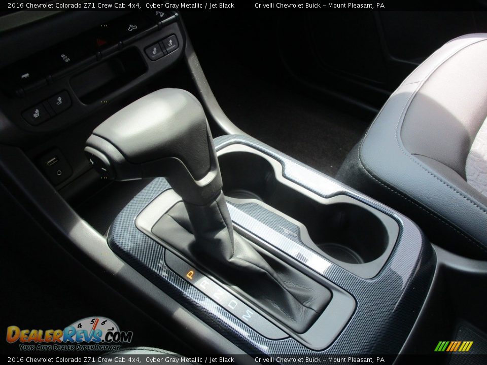 2016 Chevrolet Colorado Z71 Crew Cab 4x4 Cyber Gray Metallic / Jet Black Photo #14