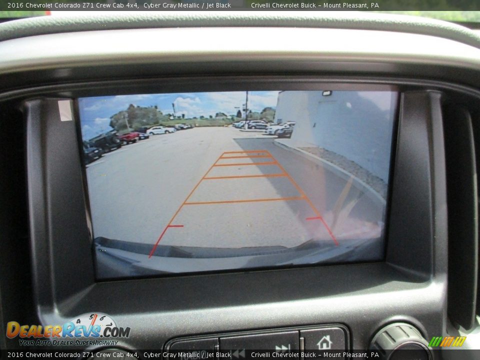 2016 Chevrolet Colorado Z71 Crew Cab 4x4 Cyber Gray Metallic / Jet Black Photo #16