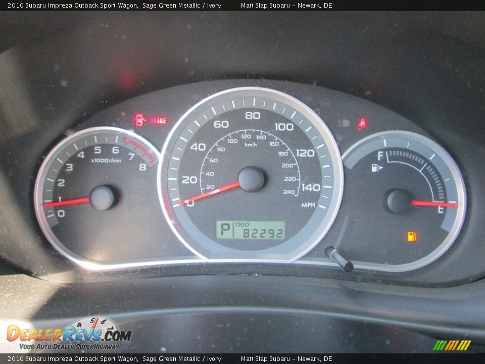 2010 Subaru Impreza Outback Sport Wagon Sage Green Metallic / Ivory Photo #26