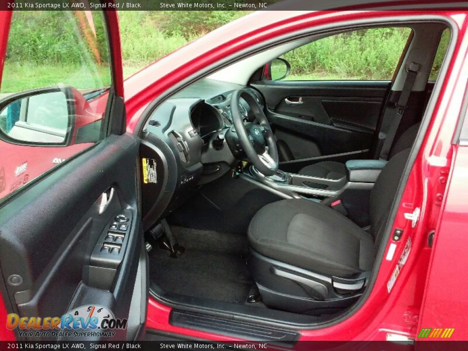 2011 Kia Sportage LX AWD Signal Red / Black Photo #9