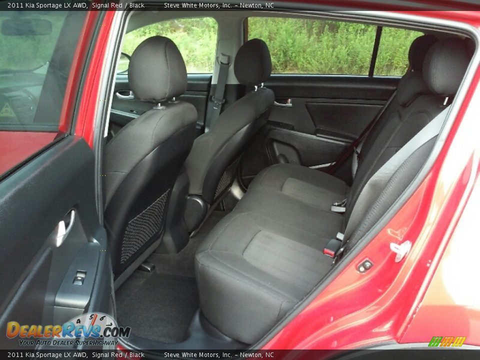 2011 Kia Sportage LX AWD Signal Red / Black Photo #10