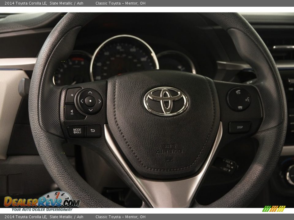 2014 Toyota Corolla LE Slate Metallic / Ash Photo #7