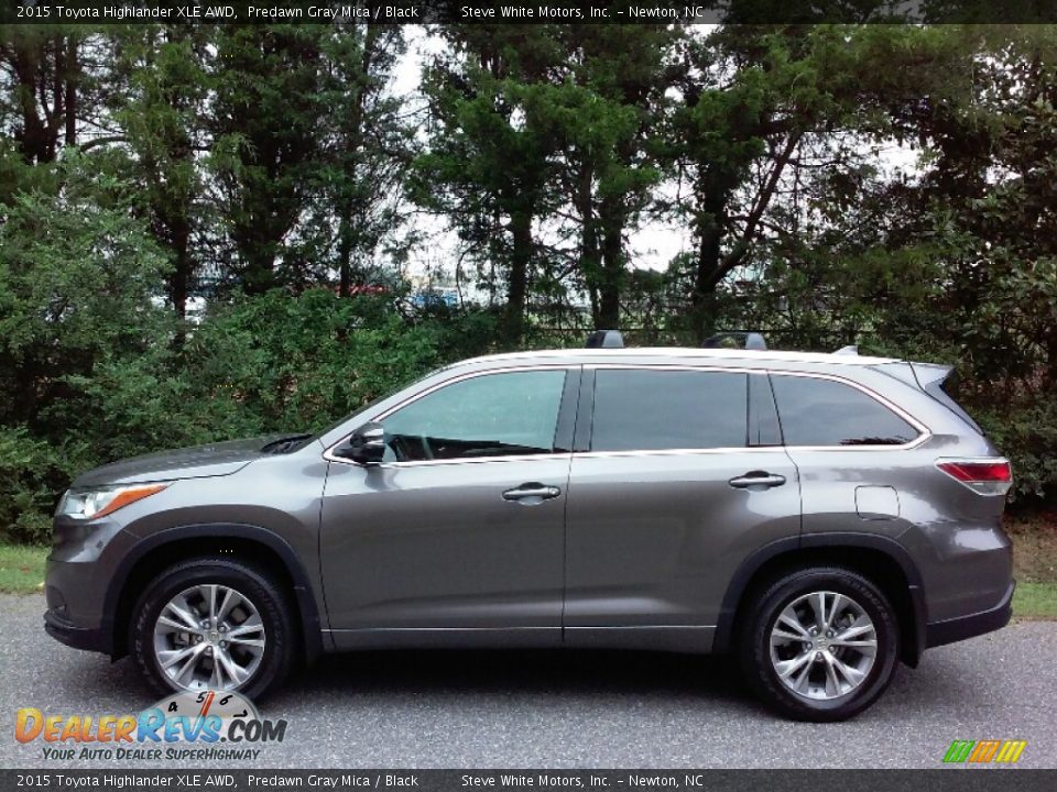 2015 Toyota Highlander XLE AWD Predawn Gray Mica / Black Photo #1