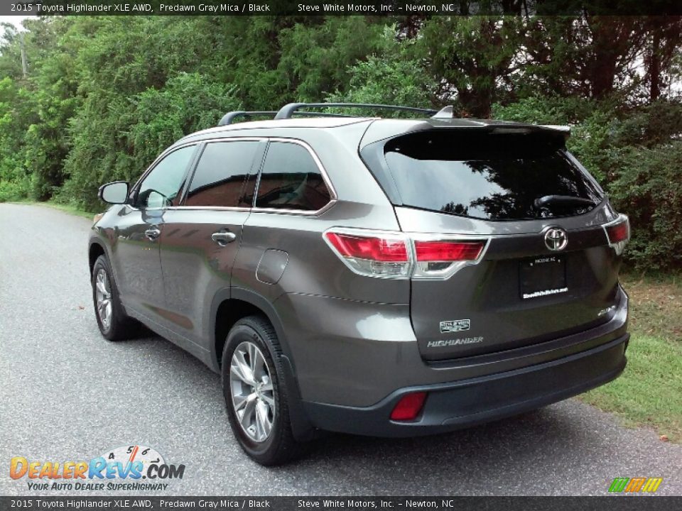 2015 Toyota Highlander XLE AWD Predawn Gray Mica / Black Photo #4