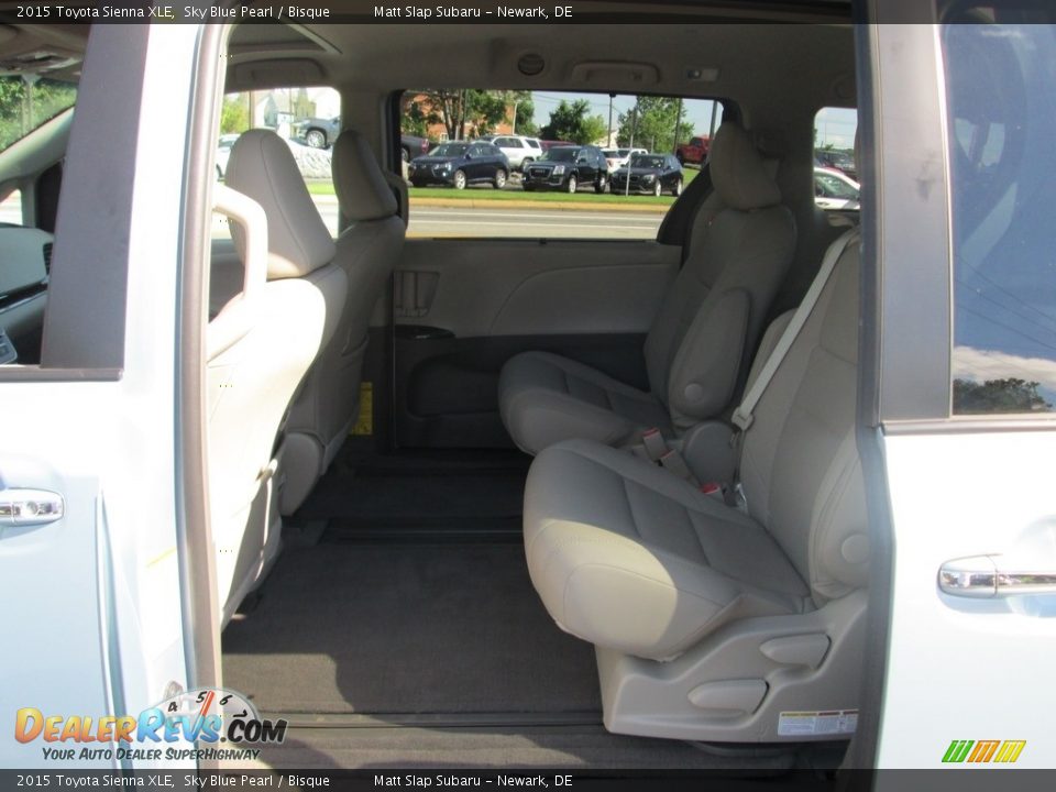 2015 Toyota Sienna XLE Sky Blue Pearl / Bisque Photo #22
