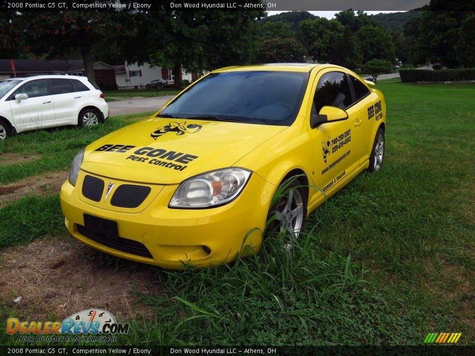 2008 Pontiac G5 GT Competition Yellow / Ebony Photo #3