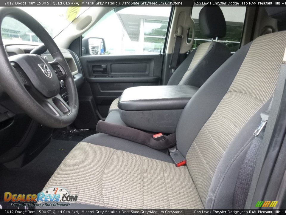 2012 Dodge Ram 1500 ST Quad Cab 4x4 Mineral Gray Metallic / Dark Slate Gray/Medium Graystone Photo #8