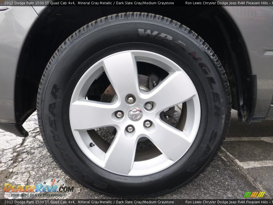 2012 Dodge Ram 1500 ST Quad Cab 4x4 Mineral Gray Metallic / Dark Slate Gray/Medium Graystone Photo #16