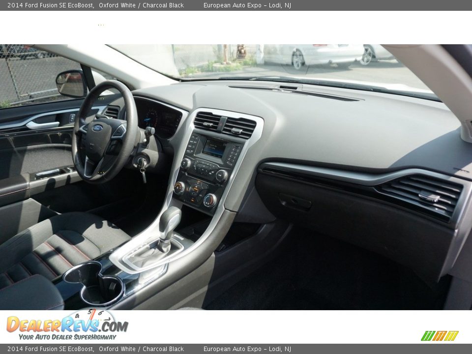 2014 Ford Fusion SE EcoBoost Oxford White / Charcoal Black Photo #7