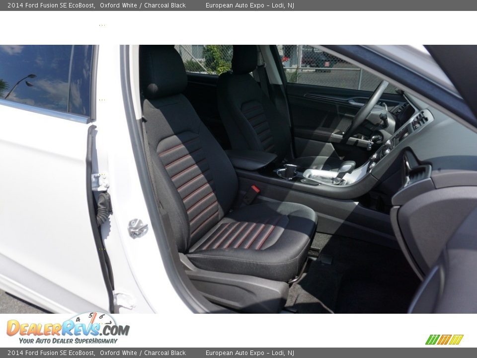 2014 Ford Fusion SE EcoBoost Oxford White / Charcoal Black Photo #8