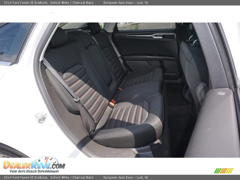 2014 Ford Fusion SE EcoBoost Oxford White / Charcoal Black Photo #10