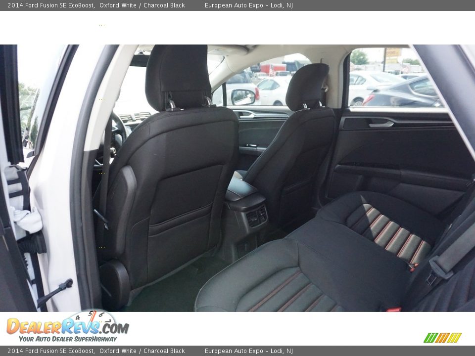 2014 Ford Fusion SE EcoBoost Oxford White / Charcoal Black Photo #11