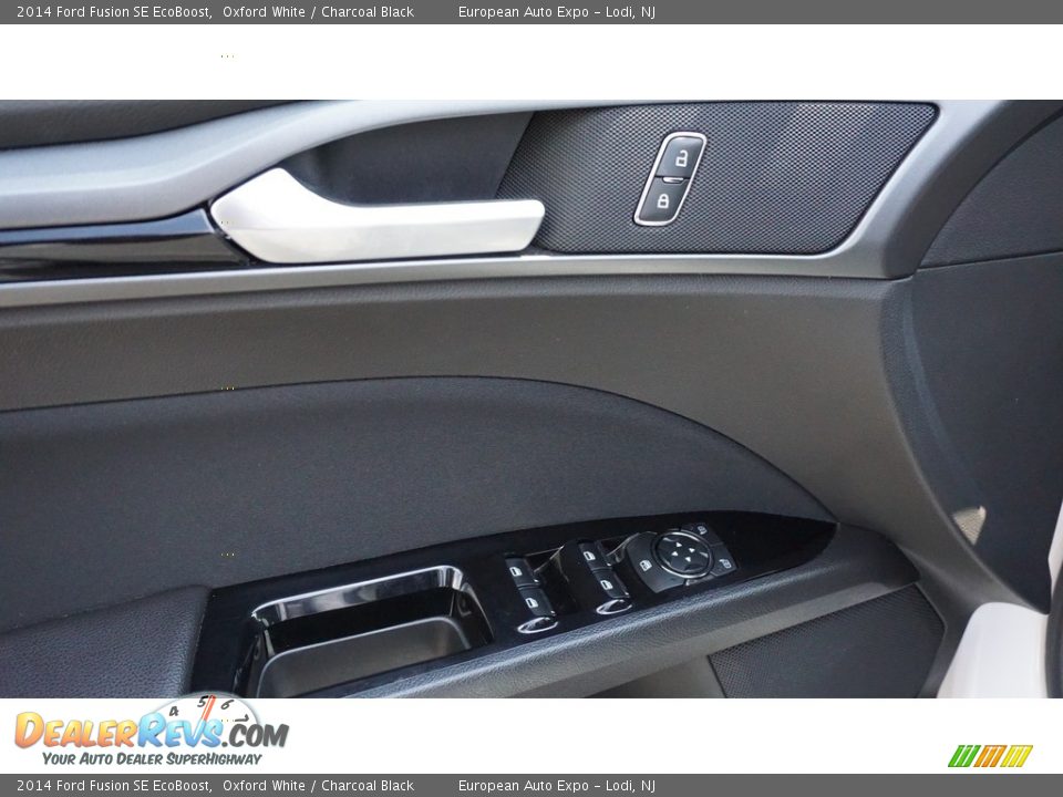 2014 Ford Fusion SE EcoBoost Oxford White / Charcoal Black Photo #17
