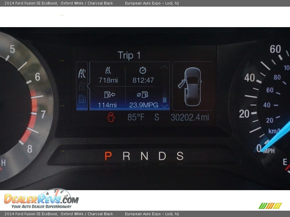 2014 Ford Fusion SE EcoBoost Oxford White / Charcoal Black Photo #21