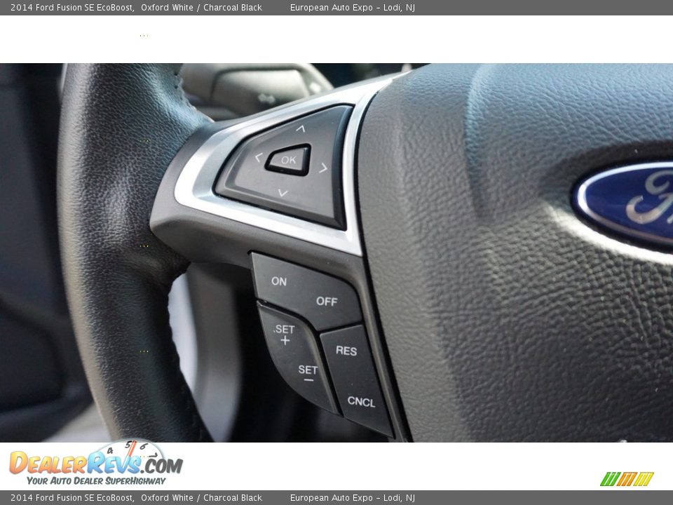 2014 Ford Fusion SE EcoBoost Oxford White / Charcoal Black Photo #23