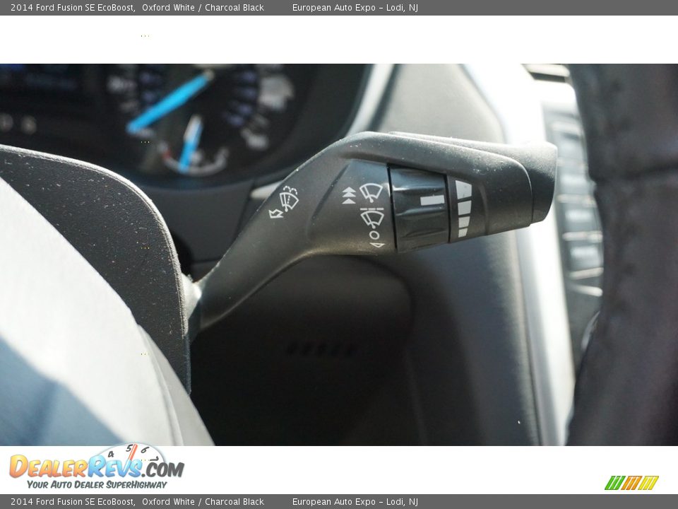 2014 Ford Fusion SE EcoBoost Oxford White / Charcoal Black Photo #26