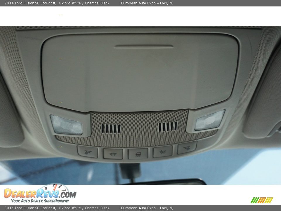 2014 Ford Fusion SE EcoBoost Oxford White / Charcoal Black Photo #34