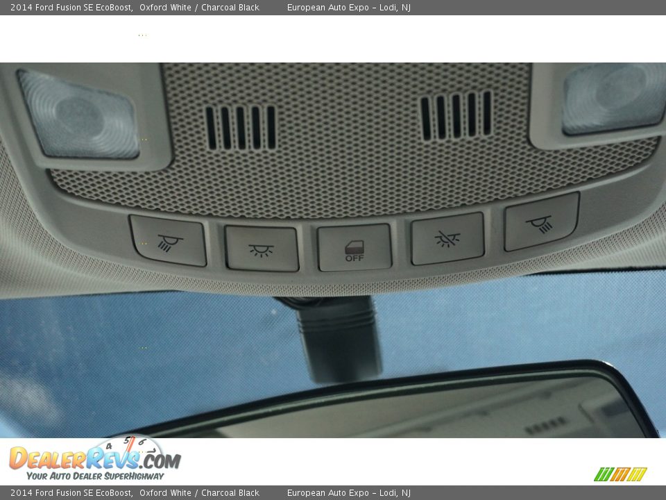 2014 Ford Fusion SE EcoBoost Oxford White / Charcoal Black Photo #35