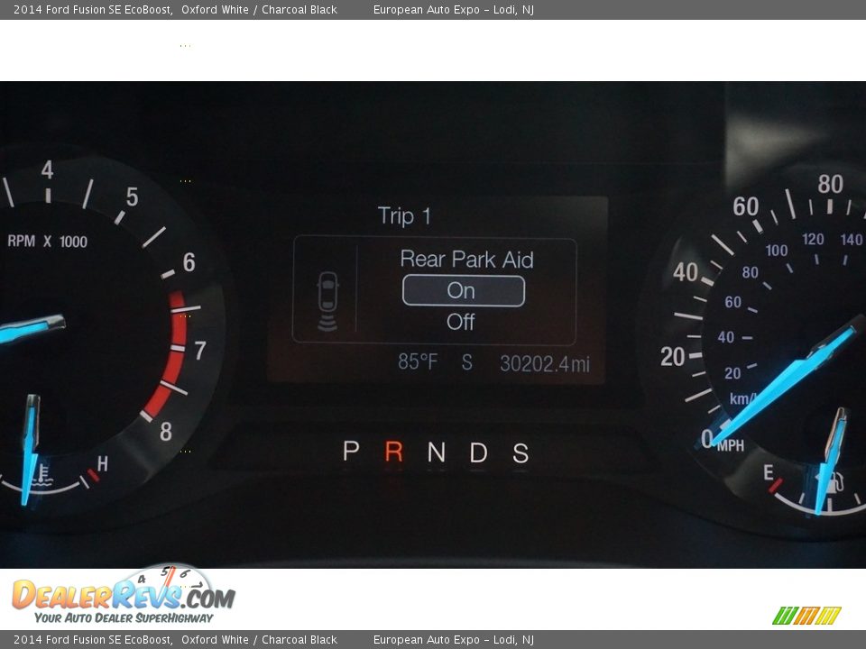 2014 Ford Fusion SE EcoBoost Oxford White / Charcoal Black Photo #36