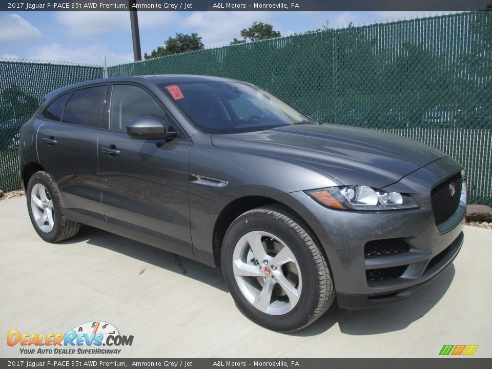 2017 Jaguar F-PACE 35t AWD Premium Ammonite Grey / Jet Photo #1