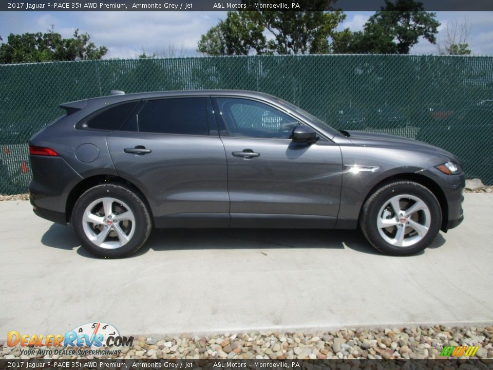 2017 Jaguar F-PACE 35t AWD Premium Ammonite Grey / Jet Photo #2
